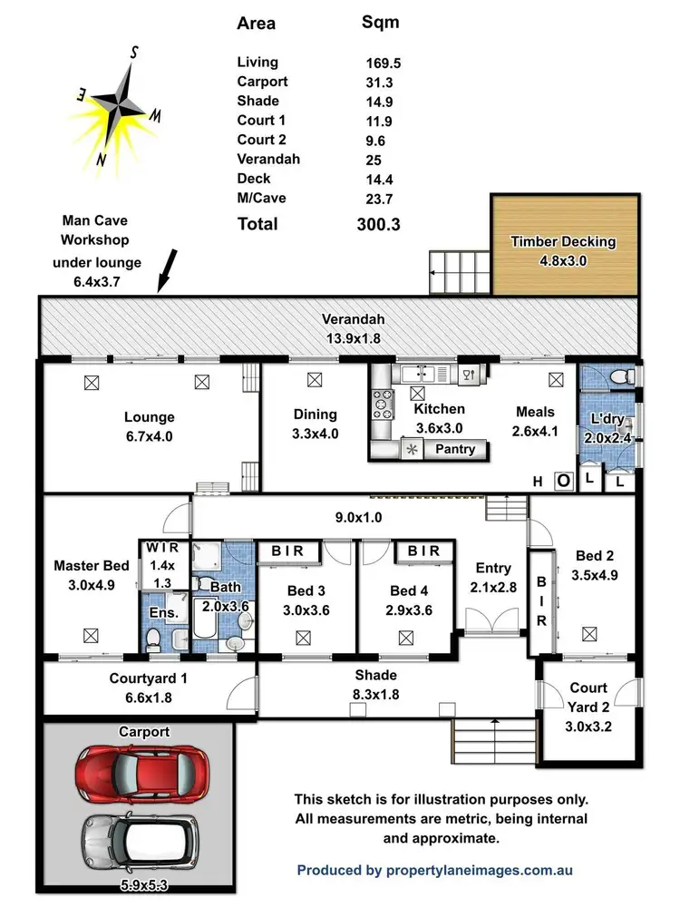 Floorplan of Homely house listing, 89 Seaview Road, Yatala Vale SA 5126