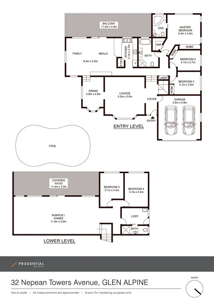 Floorplan of Homely house listing, 32 Nepean Towers Avenue, Glen Alpine NSW 2560