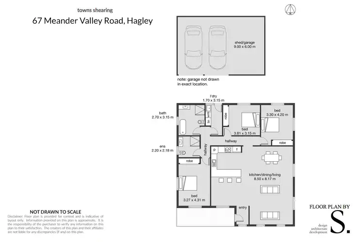 Floorplan of Homely house listing, 67 Meander Valley Road, Hagley TAS 7292