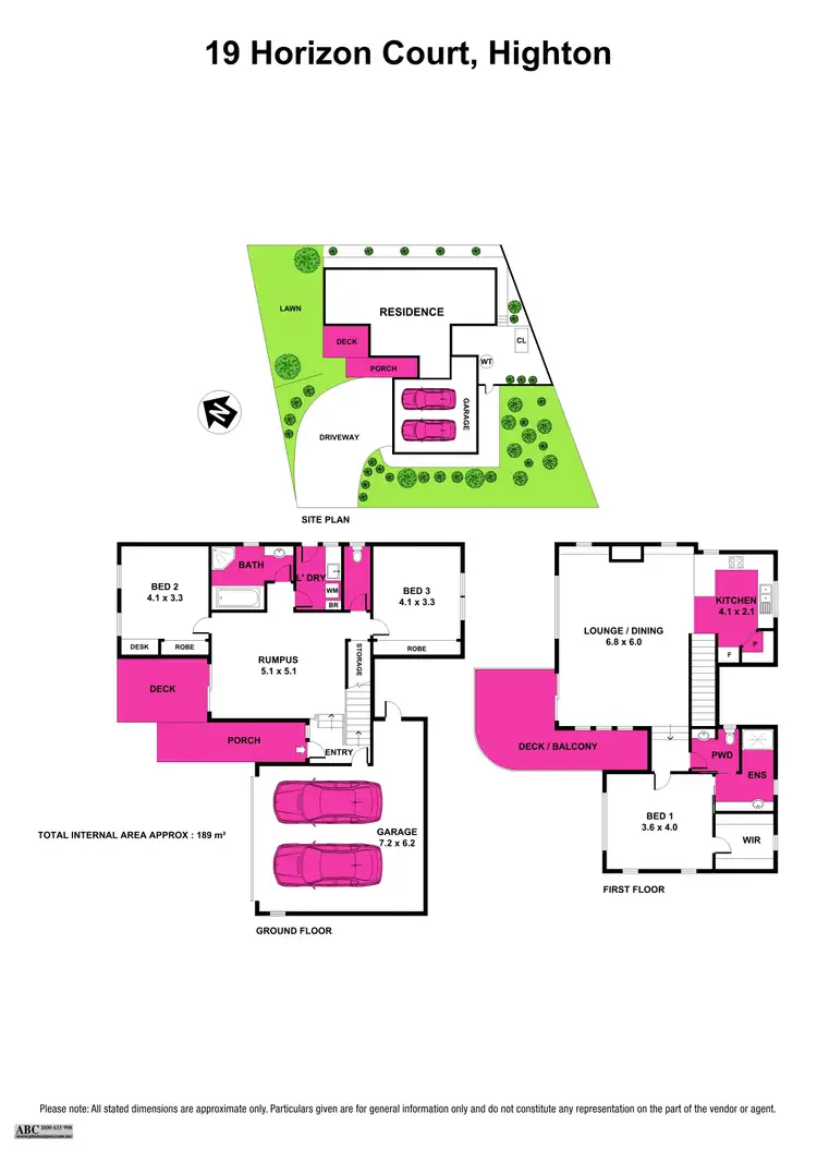 Floorplan of Homely house listing, 19 Horizon Court, Highton VIC 3216