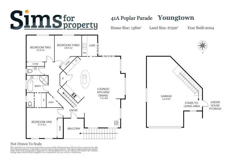 Floorplan of Homely house listing, 41a Poplar Parade, Youngtown TAS 7249