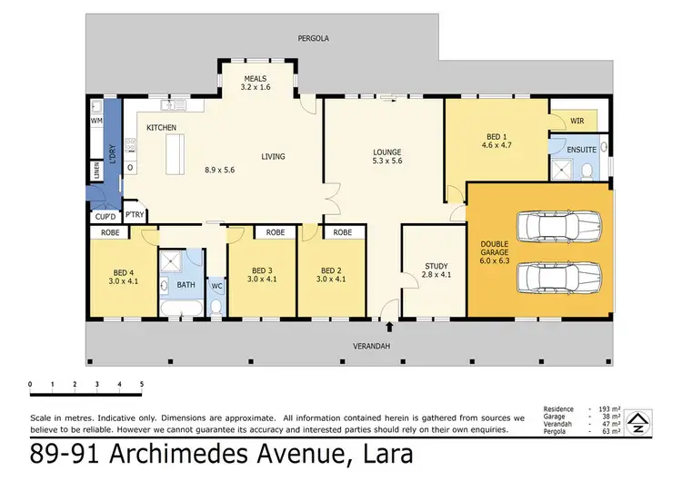 Floorplan of Homely house listing, 89-91 Archimedes Avenue, Lara VIC 3212