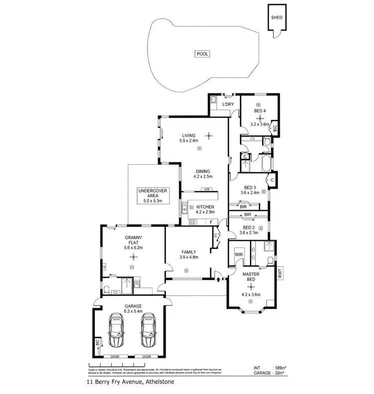Floorplan of Homely house listing, 11 Berry Fry Avenue, Athelstone SA 5076