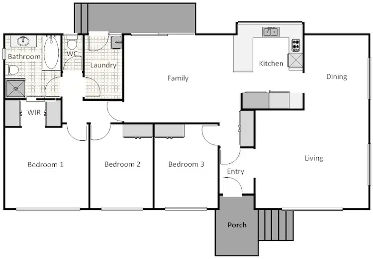 Floorplan of Homely house listing, 26 Liffey Circuit, Kaleen ACT 2617