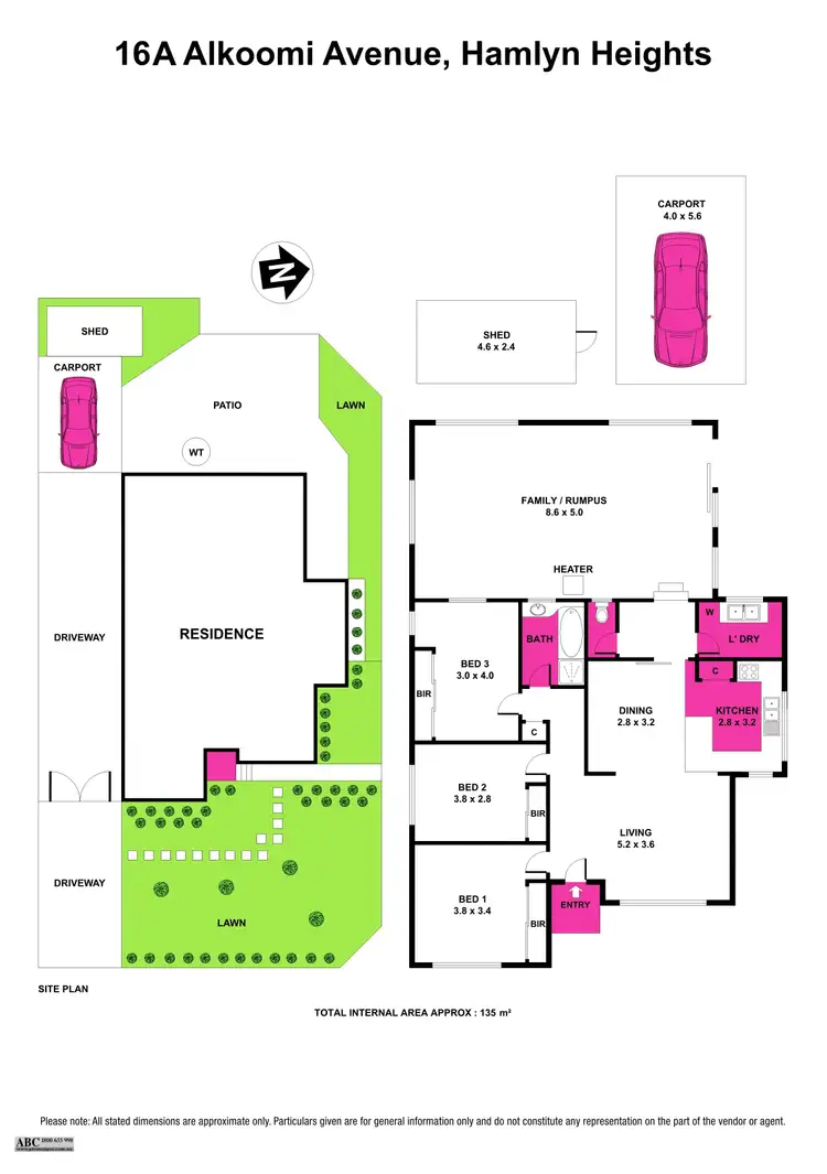 Floorplan of Homely house listing, 16A Alkoomi Avenue, Hamlyn Heights VIC 3215