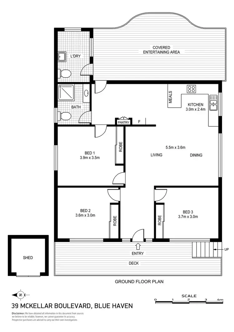 Floorplan of Homely house listing, 39 McKellar Boulevard, Blue Haven NSW 2262