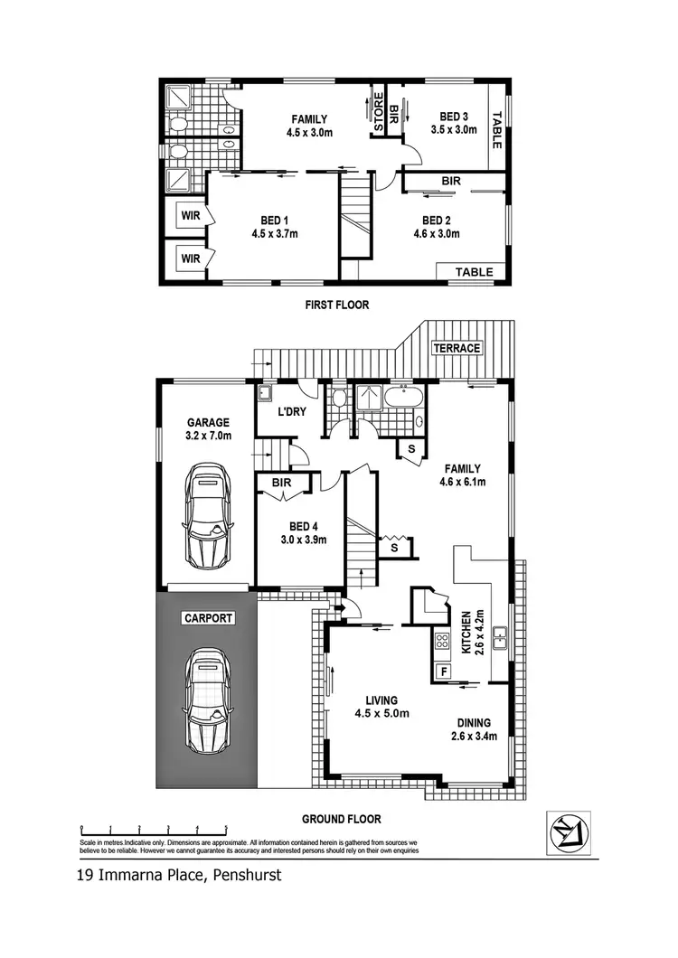 Floorplan of Homely house listing, 19 Immarna Place, Penshurst NSW 2222