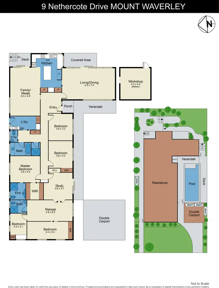 Floorplan of Homely house listing, 9 Nethercote Drive, Mount Waverley VIC 3149