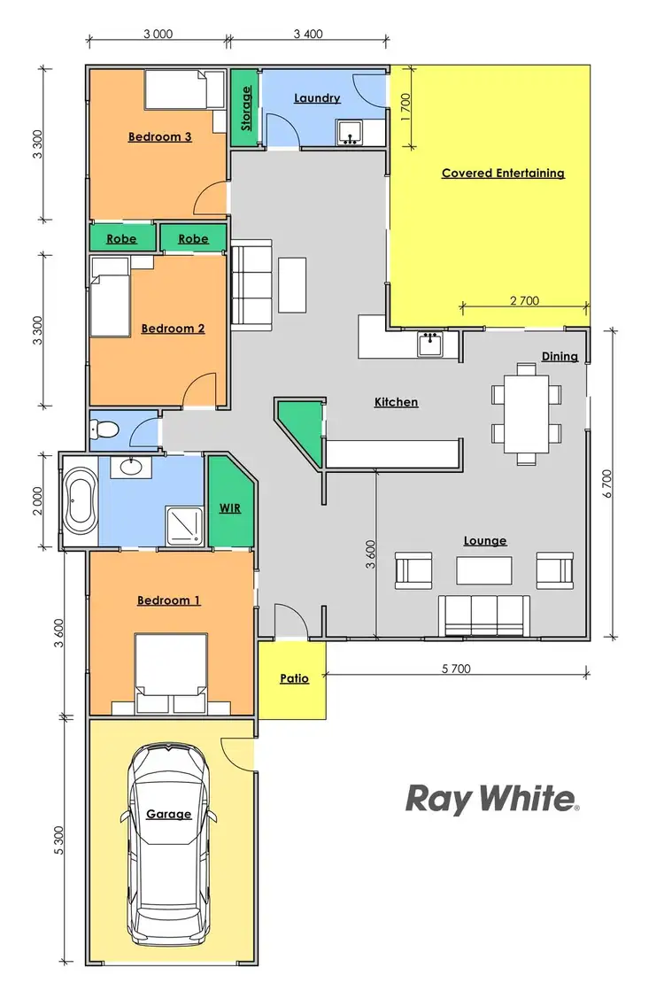 Floorplan of Homely house listing, 1 Petken Drive, Taree NSW 2430