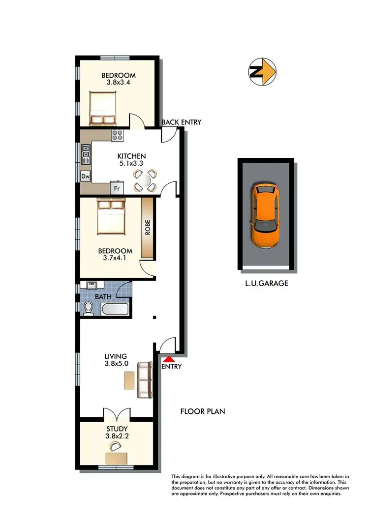 Floorplan of Homely apartment listing, 4/71 O'Sullivan Road, Rose Bay NSW 2029
