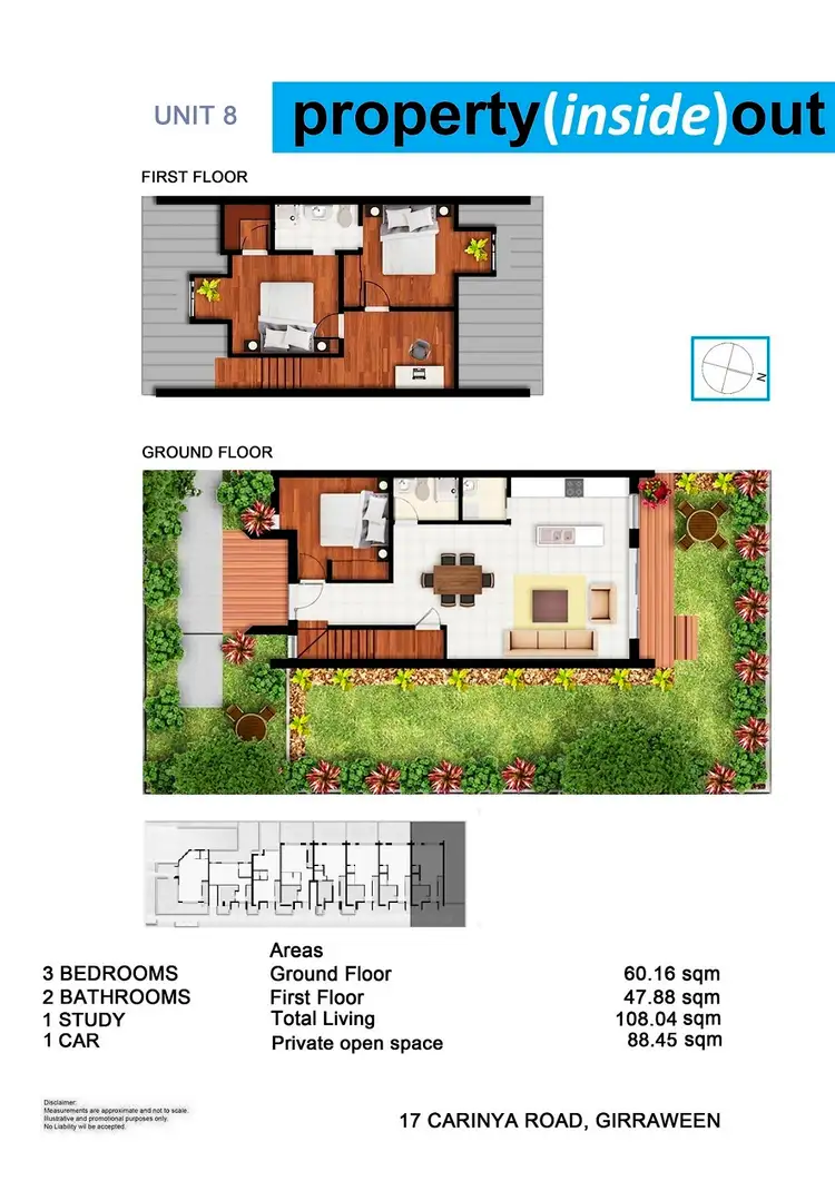 Floorplan of Homely house listing, 8/17 Carinya Road, Girraween NSW 2145