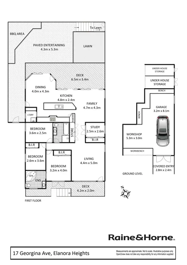 Floorplan of Homely house listing, 17 Georgina Avenue, Elanora Heights NSW 2101