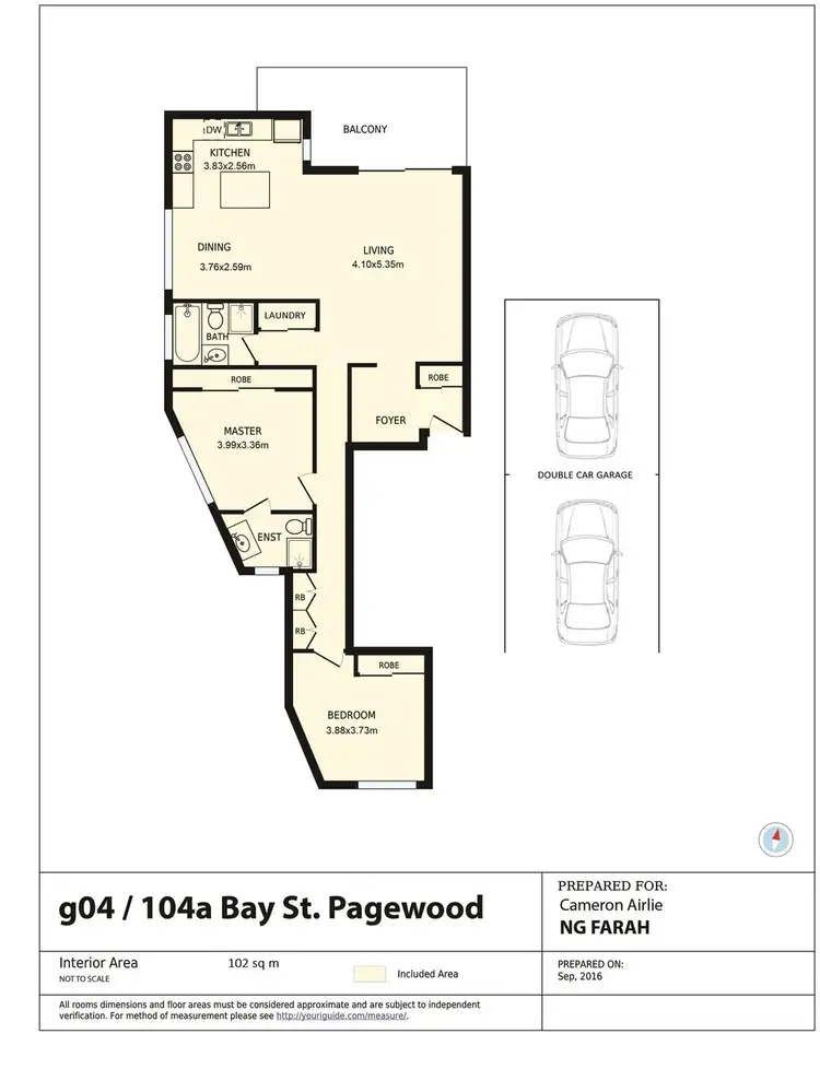 Floorplan of Homely apartment listing, G04/104A Bay Street, Pagewood NSW 2035