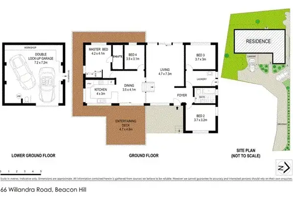 Floorplan of Homely house listing, 66 Willandra Road, Beacon Hill NSW 2100