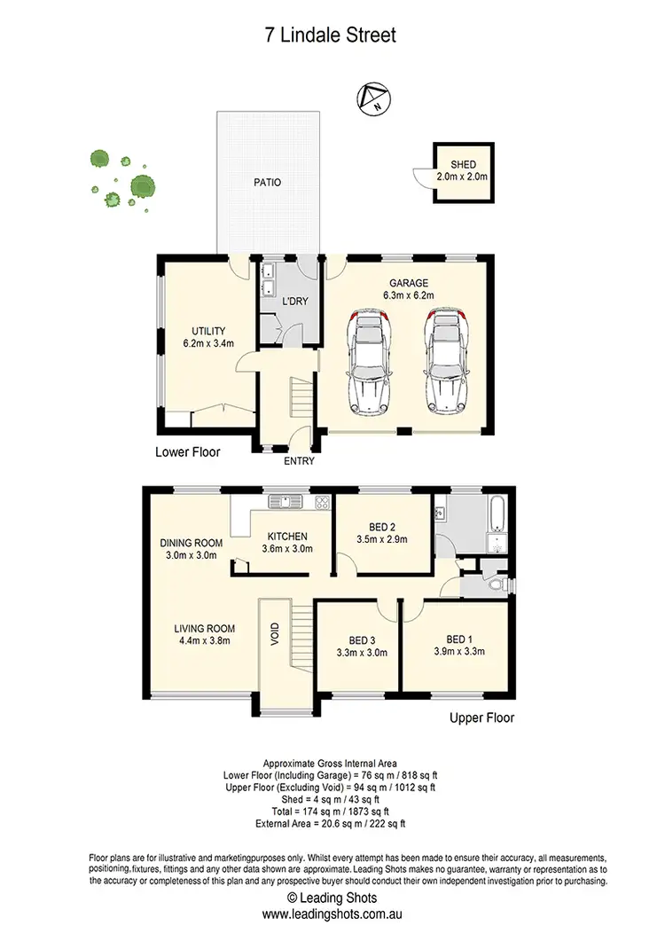 Floorplan of Homely house listing, 7 Lindale Street, Chermside West QLD 4032
