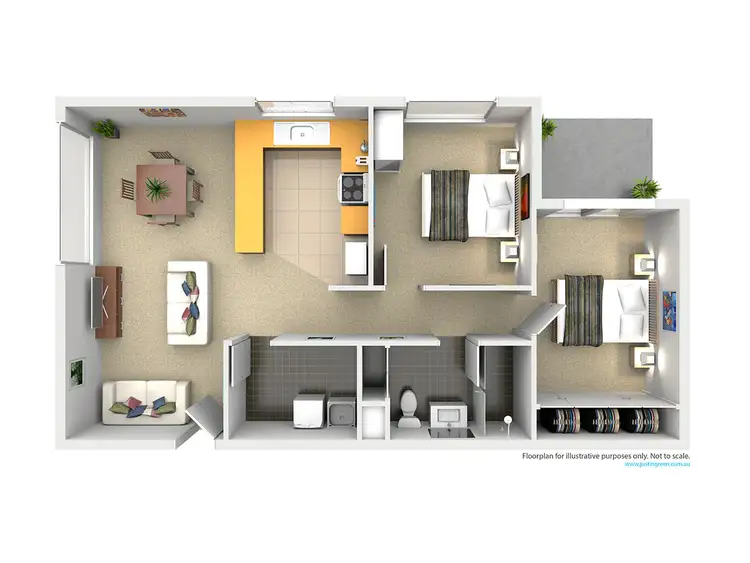 Floorplan of Homely unit listing, 1/191 Tarcutta Street, Wagga Wagga NSW 2650