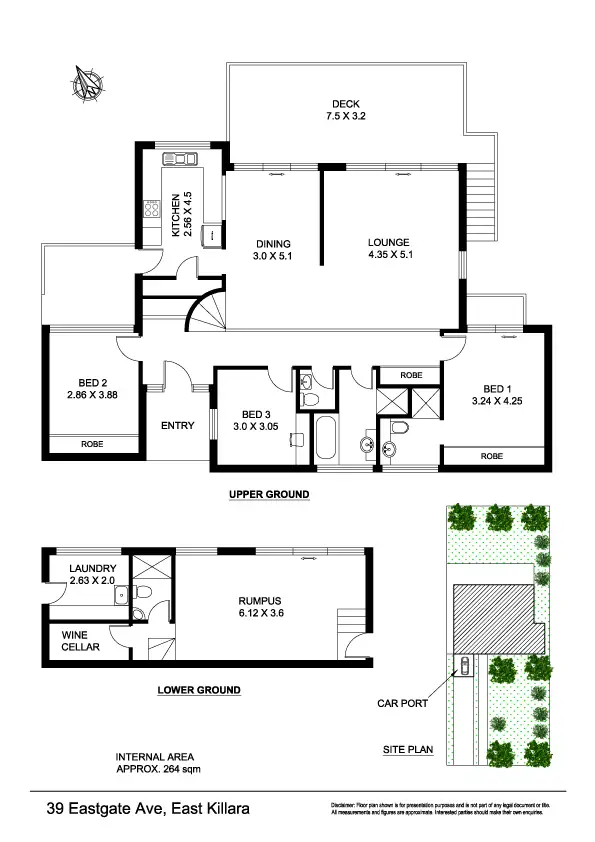 Floorplan of Homely house listing, 39 Eastgate Av, East Killara NSW 2071