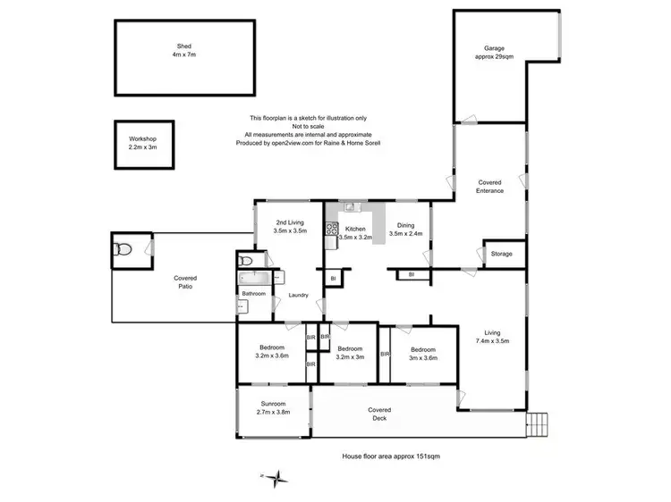 Floorplan of Homely house listing, 8 Kuneeamee Street, Dodges Ferry TAS 7173