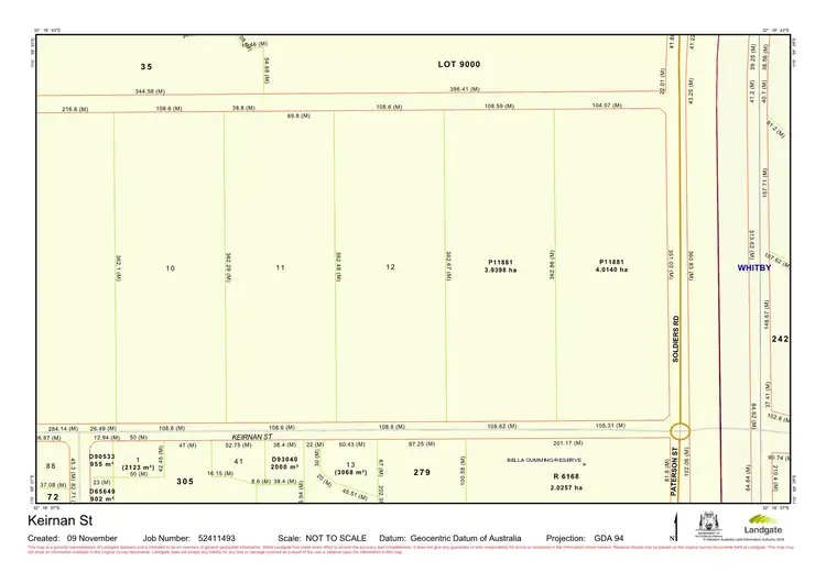 Floorplan of Homely land listing, Lot 11 Keirnan Street, Mundijong WA 6123