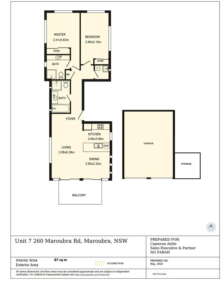 Floorplan of Homely apartment listing, 7/260 Maroubra Road, Maroubra NSW 2035