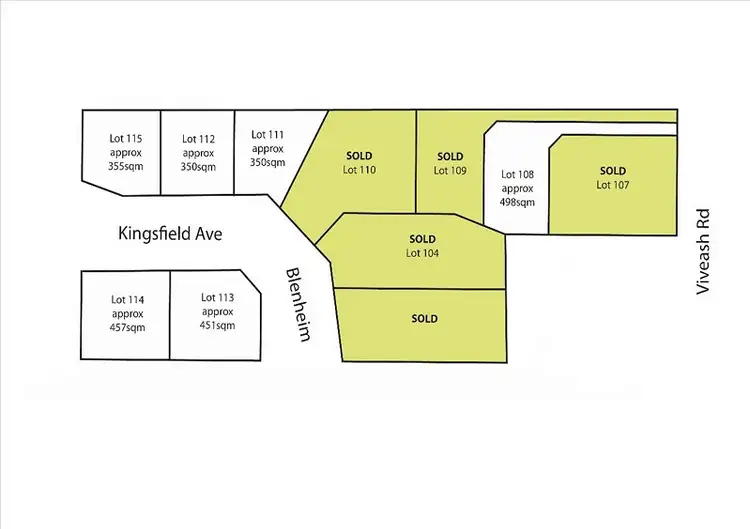 Floorplan of Homely land listing, 23 Blenheim Place, Swan View WA 6056