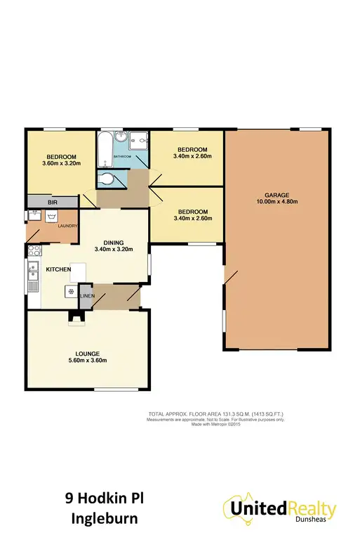 Floorplan of Homely house listing, 9 Hodkin Place, Ingleburn NSW 2565
