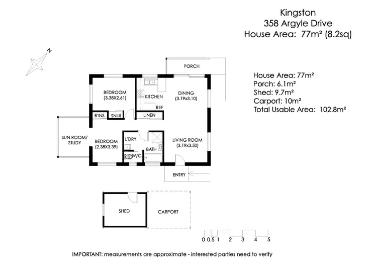 Floorplan of Homely house listing, 358 Argyle Drive, Kingston TAS 7050