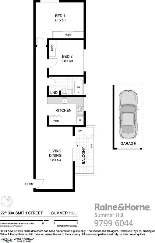 Floorplan of Homely apartment listing, 22/139A Smith street, Summer Hill NSW 2130