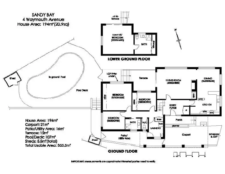 Floorplan of Homely house listing, 4 Waymouth Avenue, Sandy Bay TAS 7005