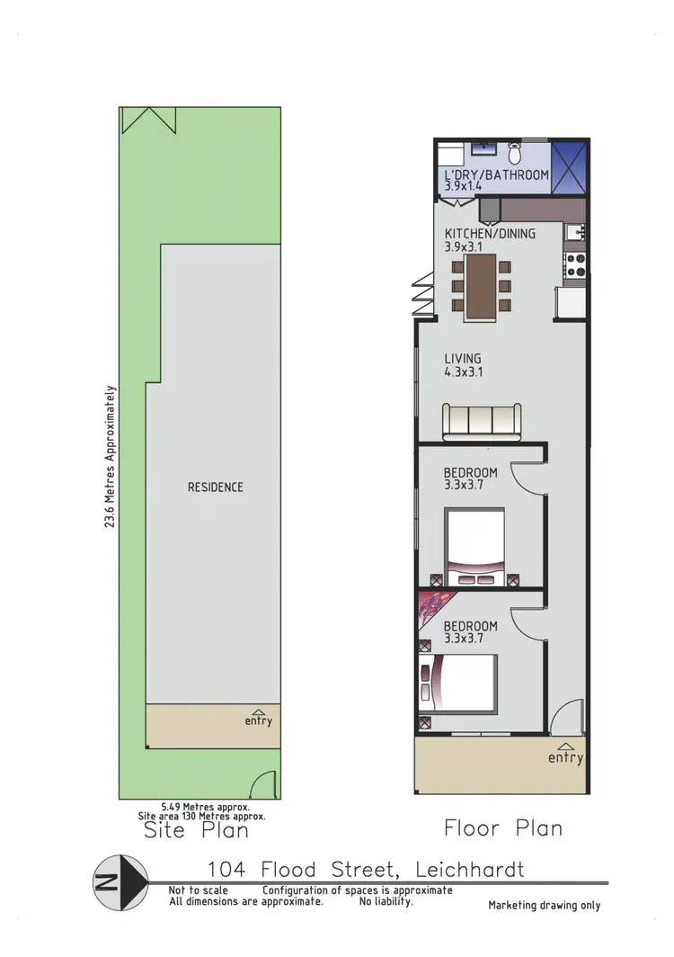 Floorplan of Homely house listing, 104 Flood Street, Leichhardt NSW 2040