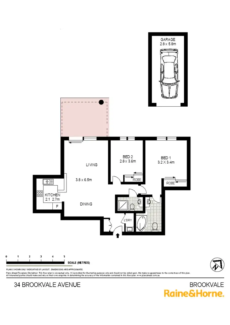Floorplan of Homely unit listing, 21/34 Brookvale Avenue, Brookvale NSW 2100