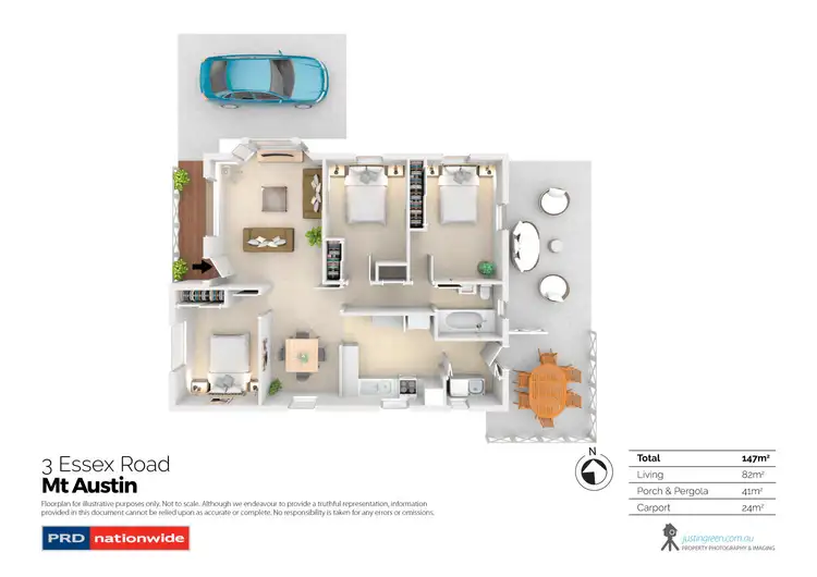Floorplan of Homely house listing, 3 Essex Road, Mount Austin NSW 2650