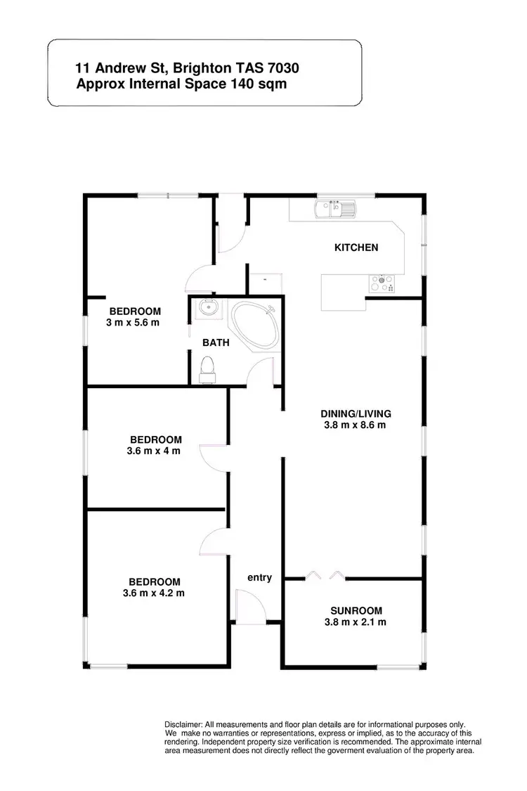 Floorplan of Homely house listing, 11 Andrew Street, Brighton TAS 7030