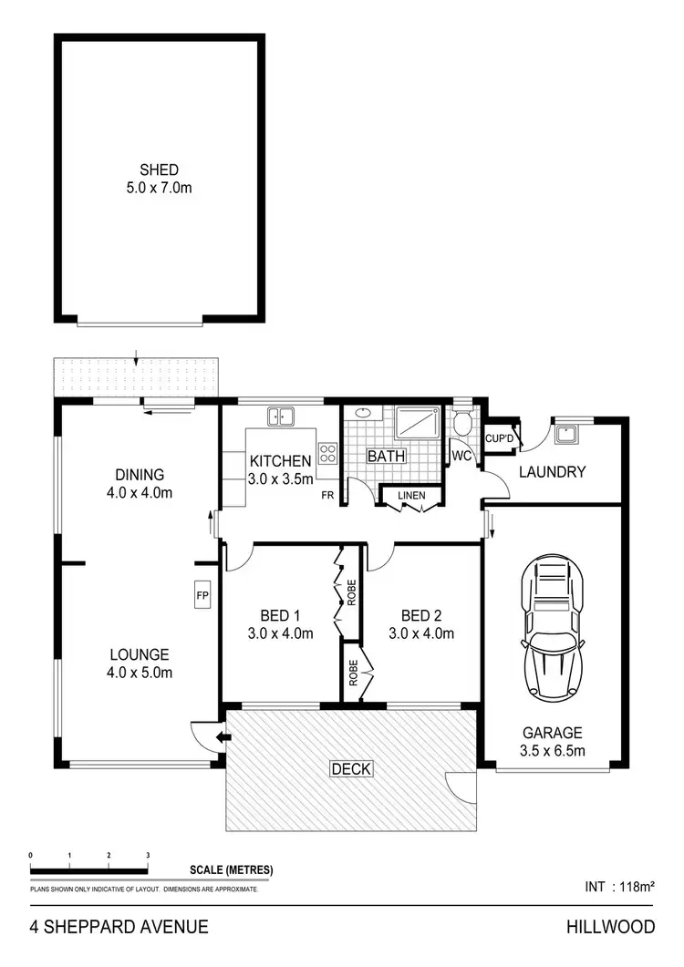 Floorplan of Homely house listing, 4 Sheppard Ave, Hillwood TAS 7252
