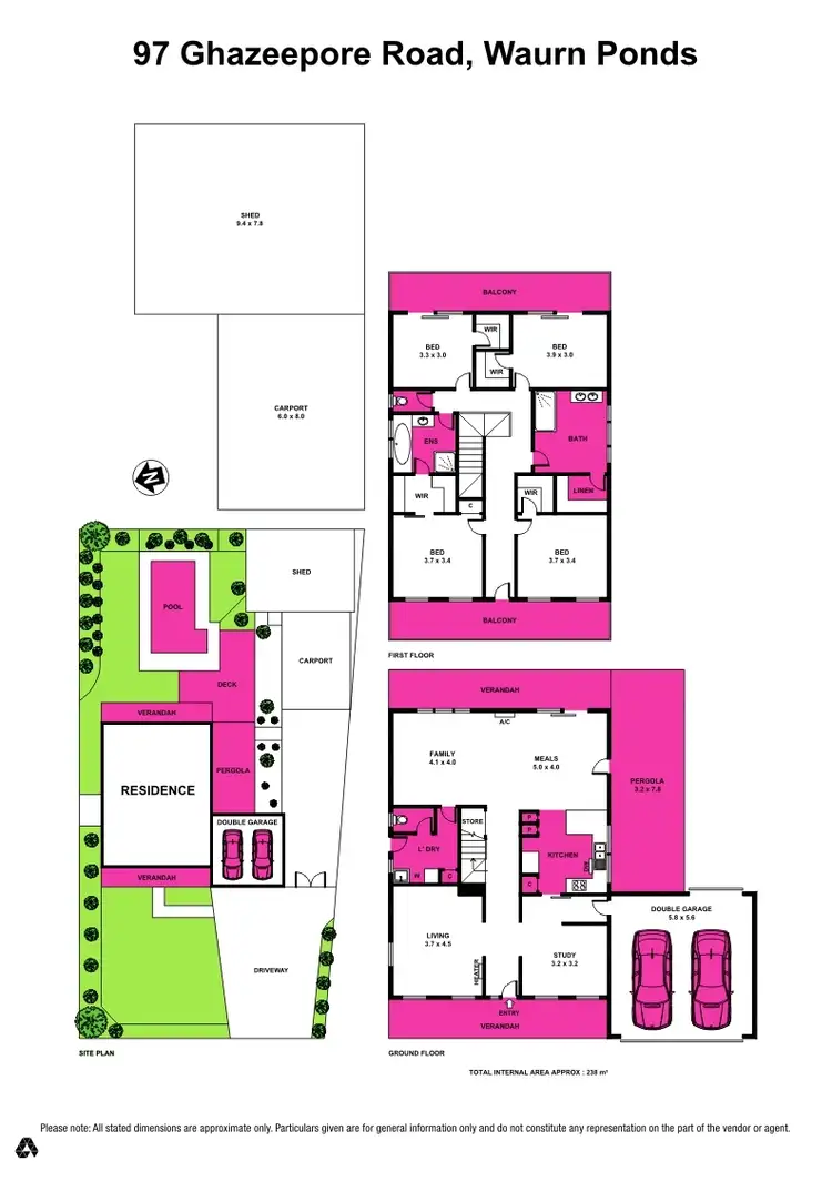 Floorplan of Homely house listing, 97 Ghazeepore Road, Waurn Ponds VIC 3216