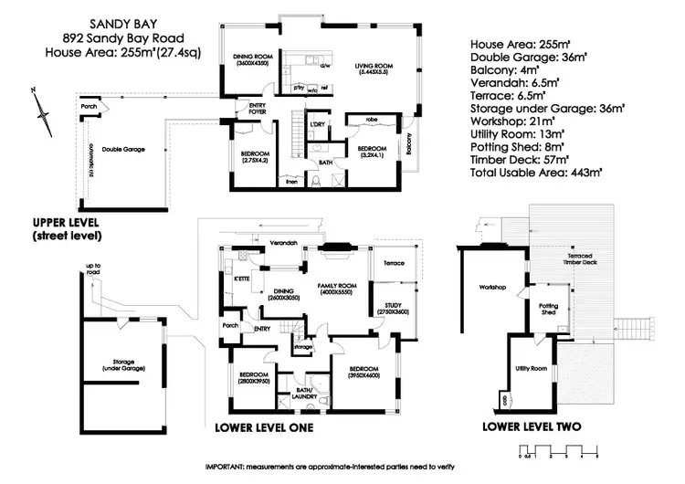 Floorplan of Homely house listing, 892 Sandy Bay Road, Sandy Bay TAS 7005