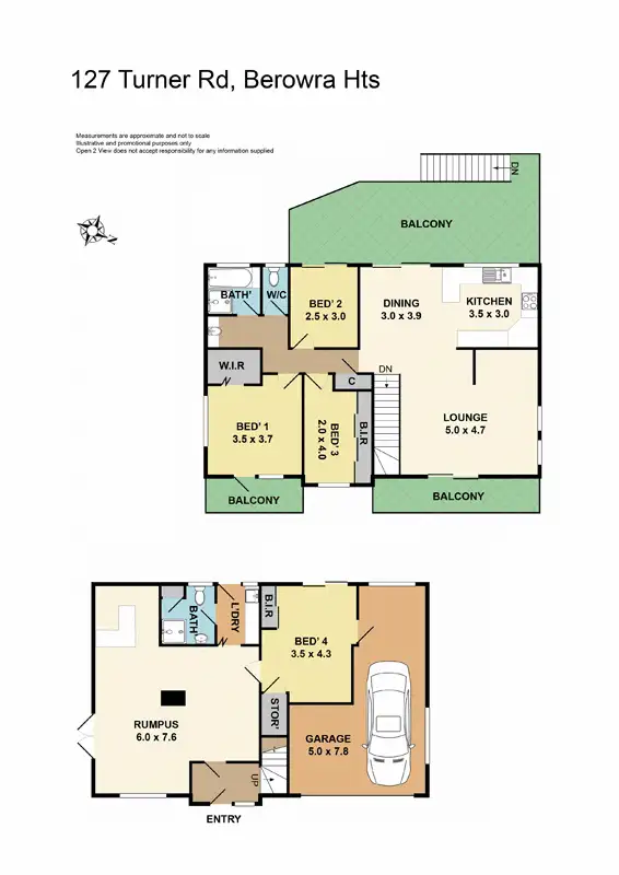 Floorplan of Homely house listing, 127 Turner Road, Berowra Heights NSW 2082