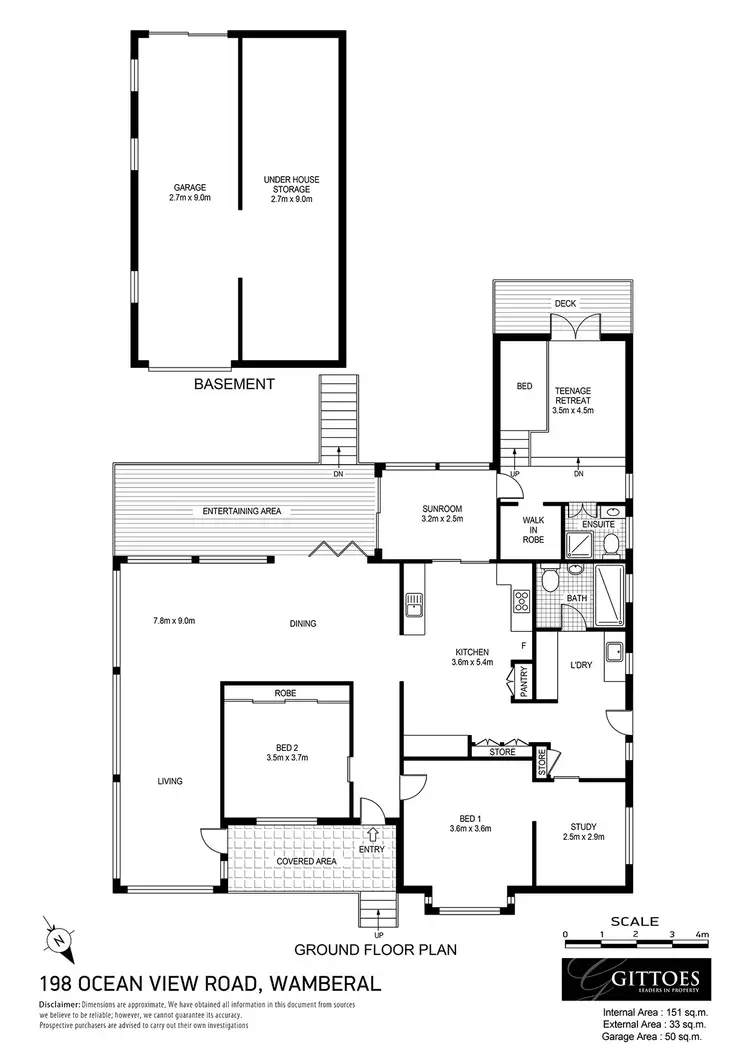 Floorplan of Homely house listing, 198 Ocean View Drive, Wamberal NSW 2260