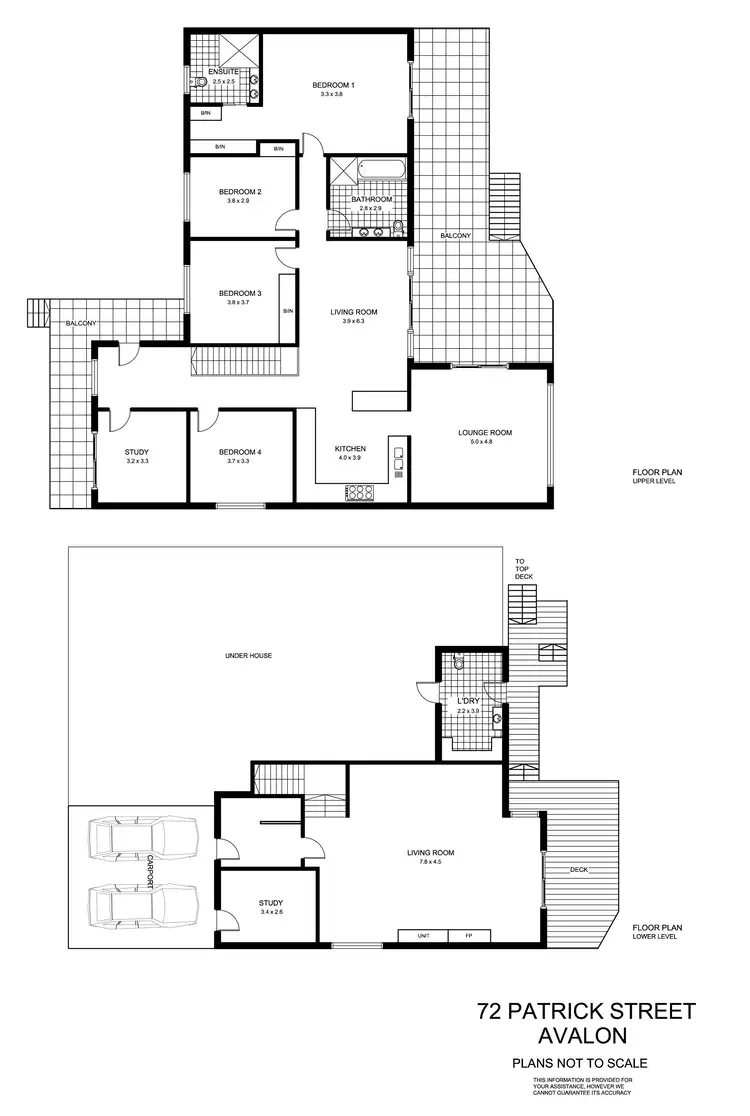 Floorplan of Homely house listing, 72 Patrick Street, Avalon Beach NSW 2107