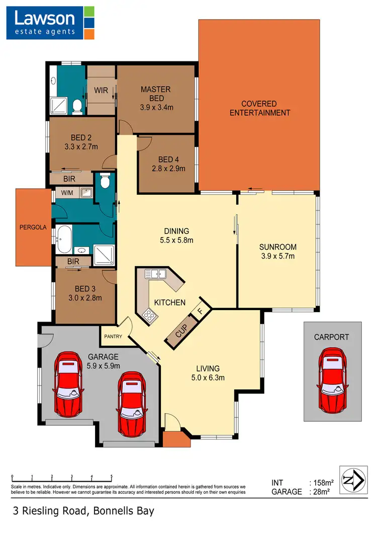 Floorplan of Homely house listing, 3 Riesling Road, Bonnells Bay NSW 2264