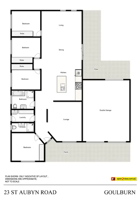Floorplan of Homely house listing, 23 St Aubyn Rd, Goulburn NSW 2580