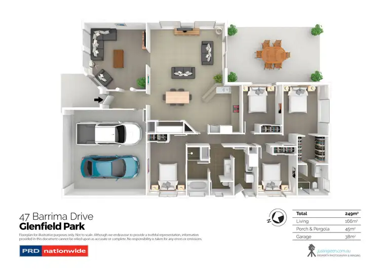 Floorplan of Homely house listing, 47 Barrima Drive, Glenfield Park NSW 2650