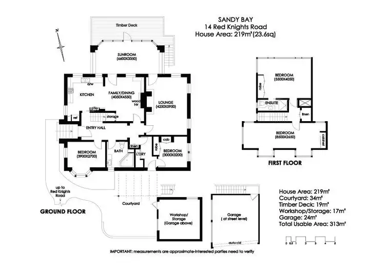 Floorplan of Homely house listing, 14 Red Knights Road, Sandy Bay TAS 7005