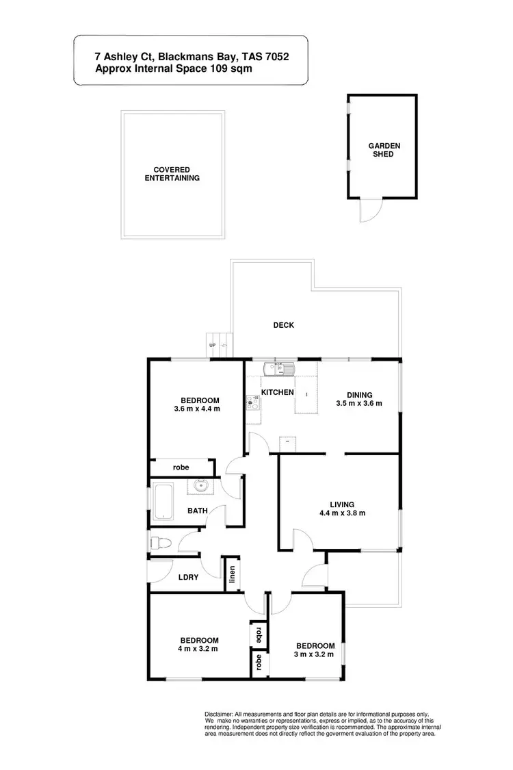 Floorplan of Homely house listing, 7 Ashley Court, Blackmans Bay TAS 7052