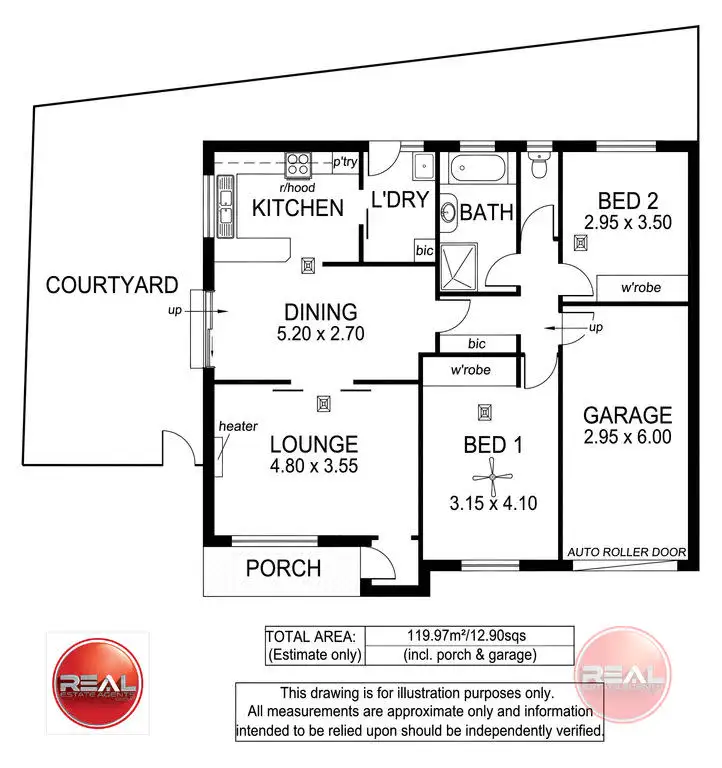 Floorplan of Homely unit listing, Unit 3, 51 Stanley Street, Morphett Vale SA 5162