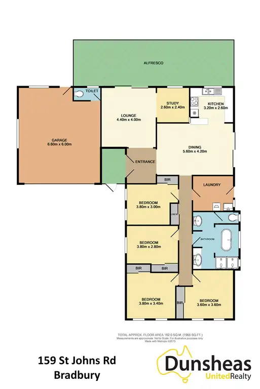 Floorplan of Homely house listing, 159 St Johns Road, Bradbury NSW 2560