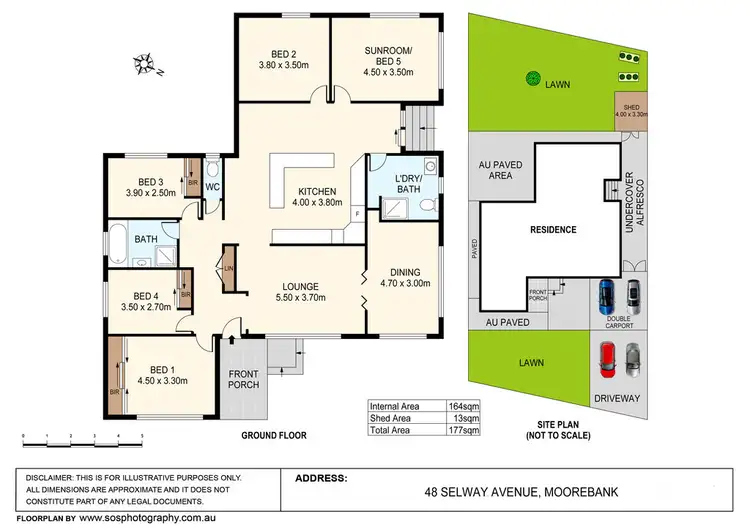 Floorplan of Homely house listing, 48 Selway Avenue, Moorebank NSW 2170