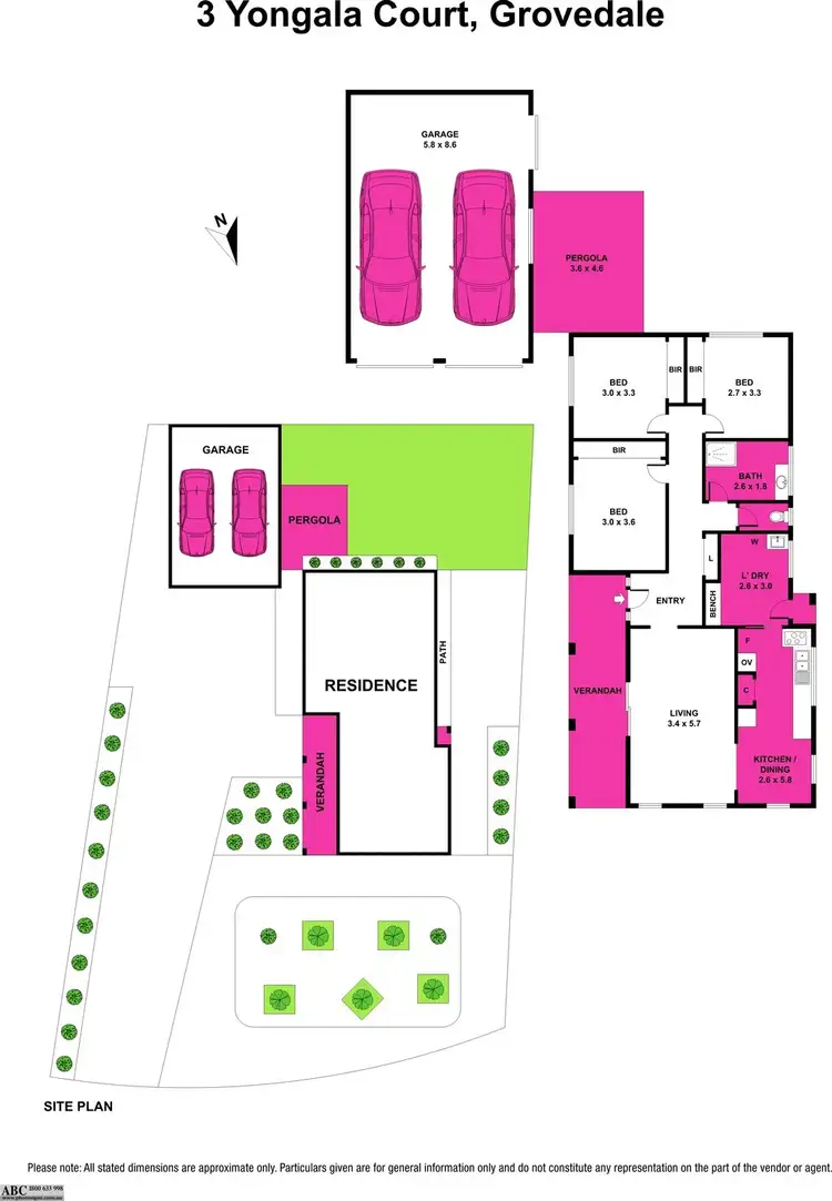 Floorplan of Homely house listing, 3 Yongala Court, Grovedale VIC 3216
