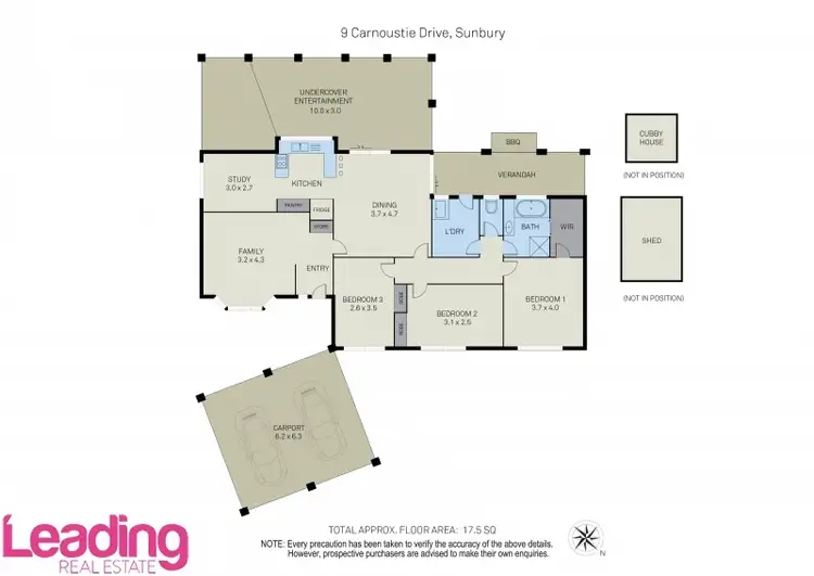 Floorplan of Homely house listing, 9 Carnoustie Drive, Sunbury VIC 3429
