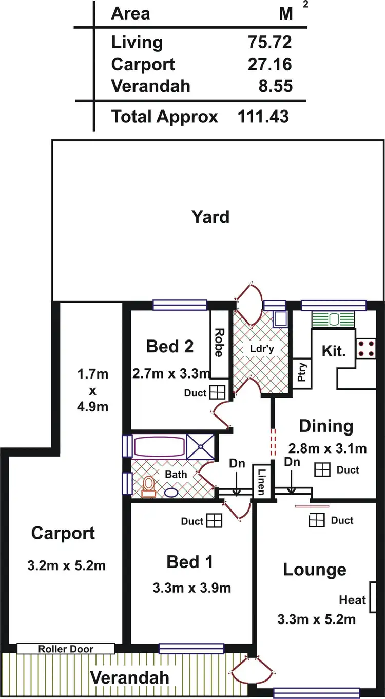 Floorplan of Homely unit listing, 6 / 11 Murray Avenue, Magill SA 5072